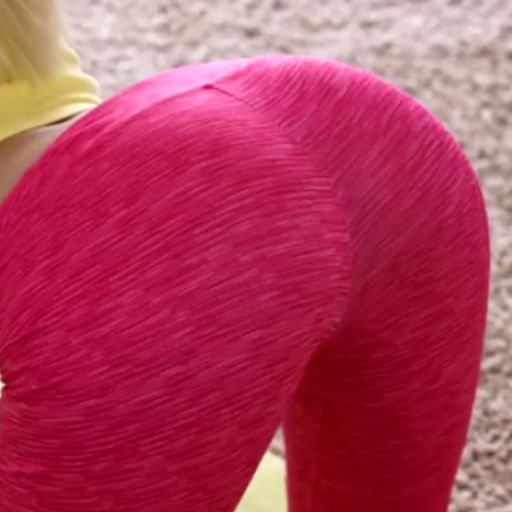 Hot Tiny Blonde Piper Perri Peels Off Her Pink Yoga Pants